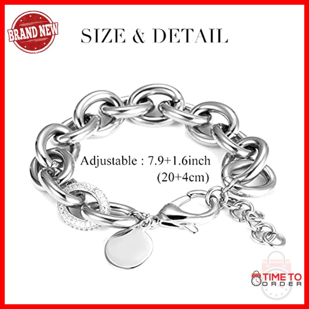 Dainty Silver Beaded Stackable Bracelet Adjustabl… - image 6